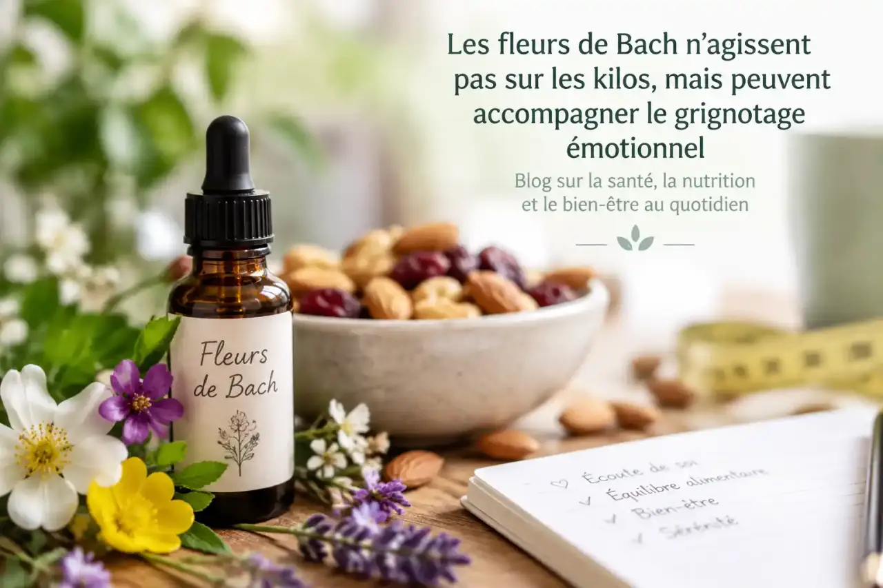 Les fleurs de Bach n’agissent pas sur les kilos, mais peuvent accompagner le grignotage émotionnel
