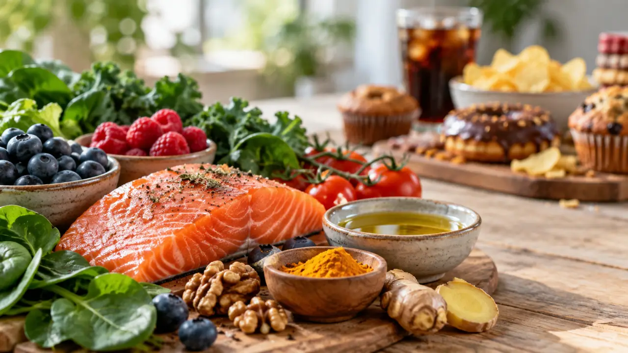 Régime anti-inflammatoire : les aliments qui font baisser la CRP, et ceux qui l'entretiennent